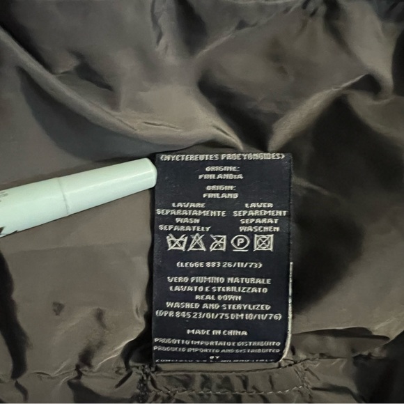 Add Down's Hooded Asymmetric Zip Puffer Coat with Belt Size 6 - Picture 13 of 15